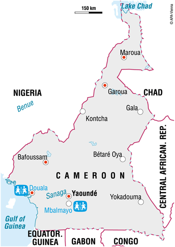 Vi er i Cameroon