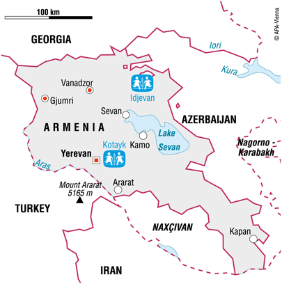 Vi er i Armenia