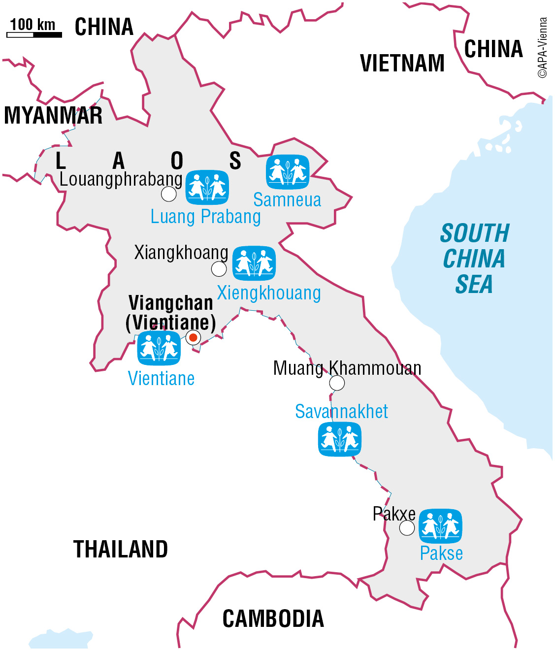 Vi er i Laos