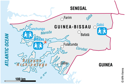 Vi er i Guinea-Bissau