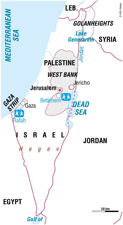 Vi er i Palestine