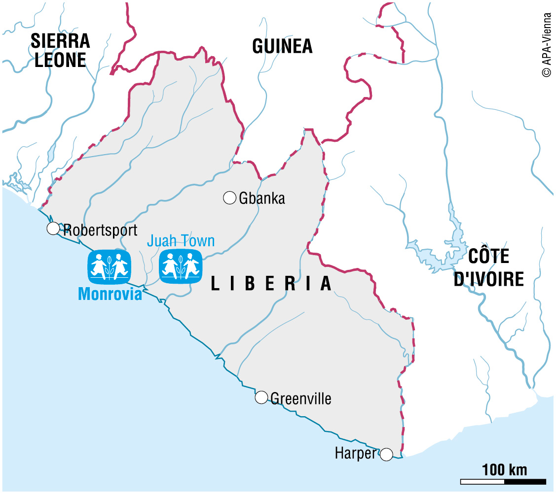 Vi er i Liberia