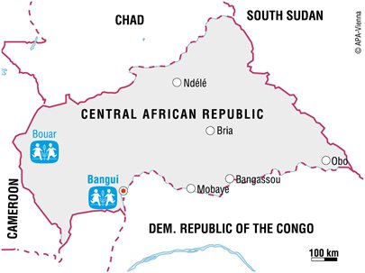 Vi er i Central African Republic