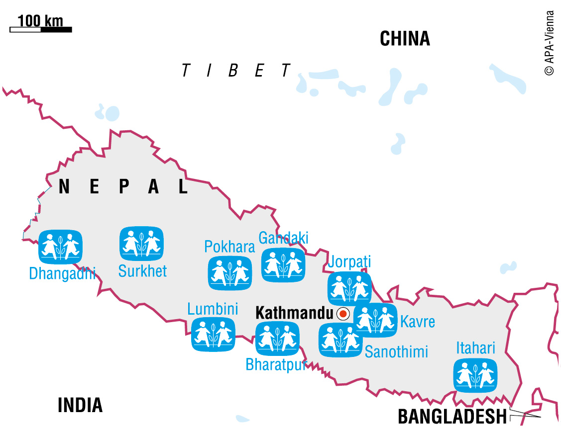 Vi er i Nepal