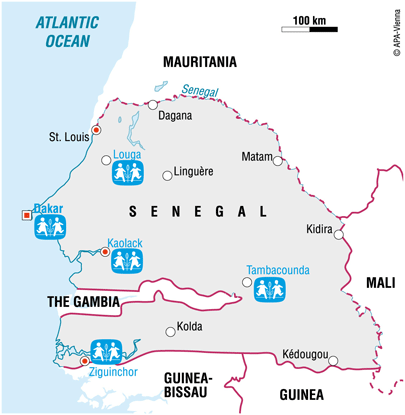 Vi er i Senegal