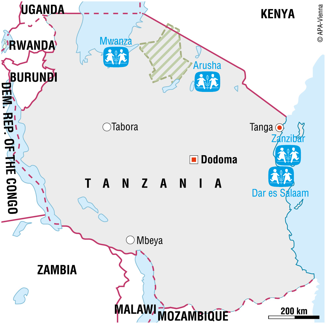 Vi er i Tanzania