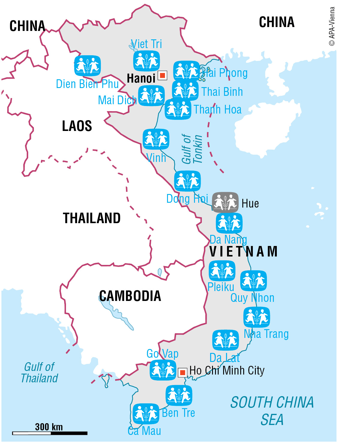 Vi er i Vietnam
