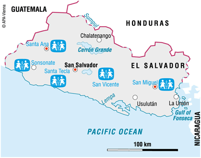 Vi er i El Salvador