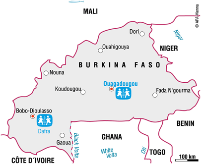 Vi er i Burkina Faso