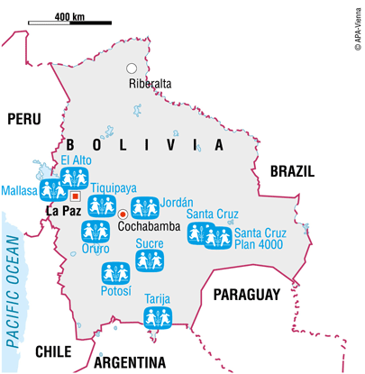 Vi er i Bolivia