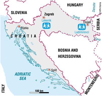 Vi er i Croatia