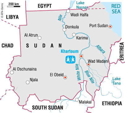 Vi er i Sudan