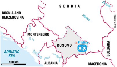 Vi er i Kosovo