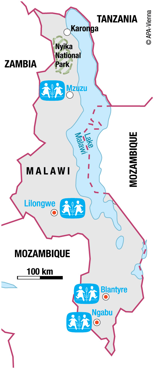 Vi er i Malawi