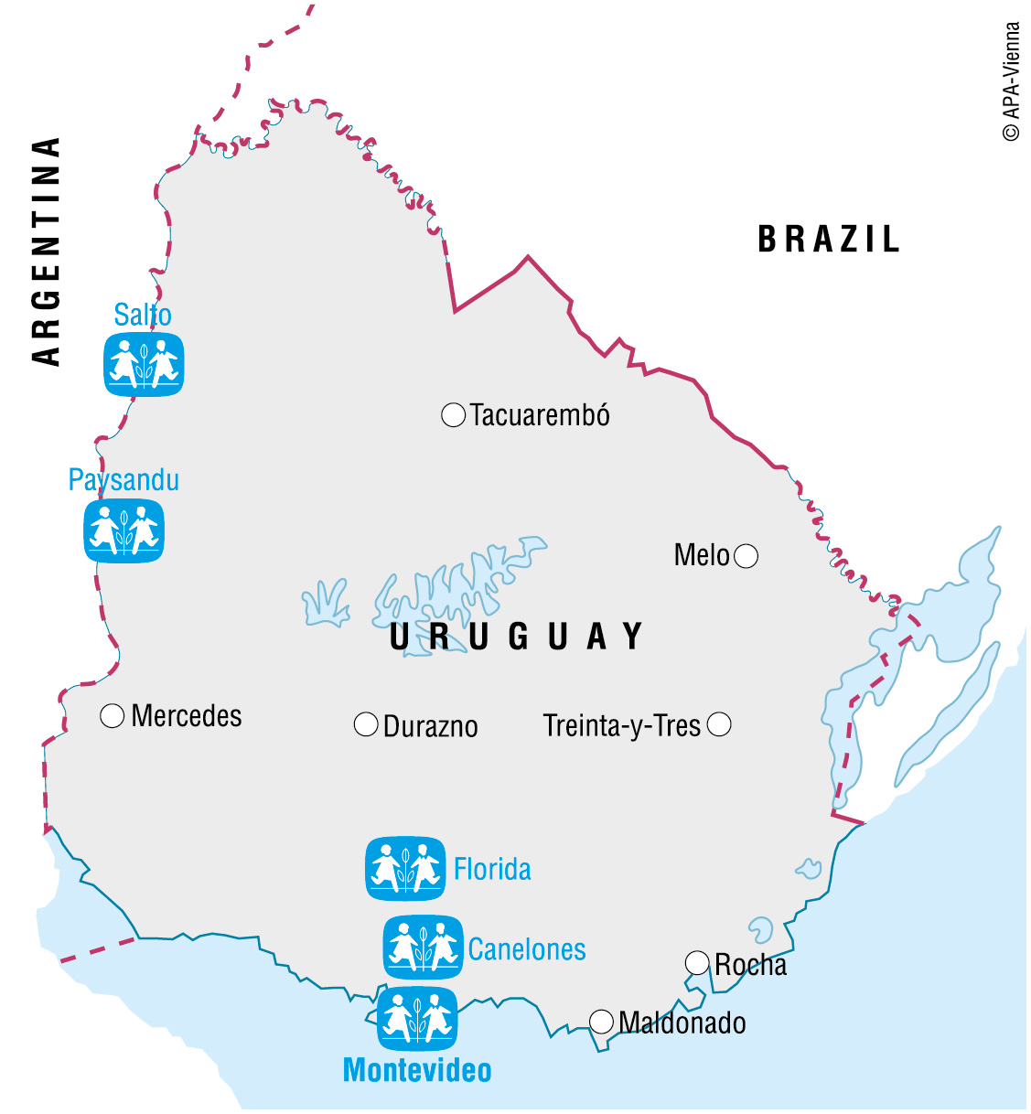 Vi er i Uruguay