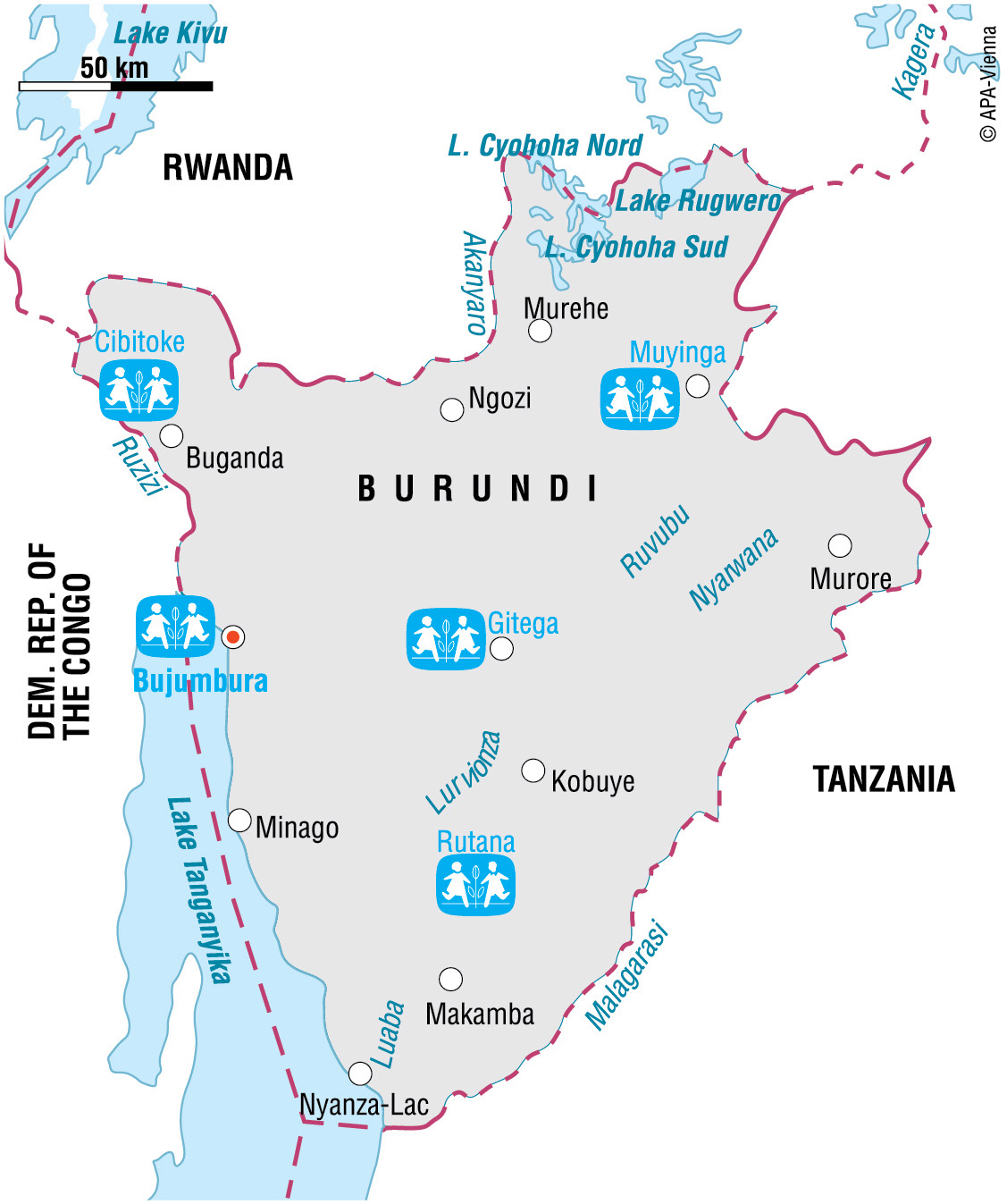 Vi er i Burundi