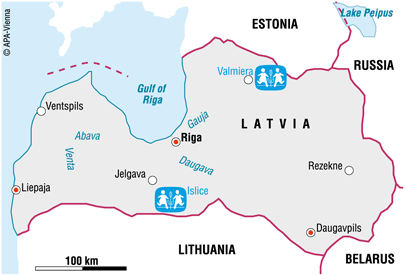 Vi er i Latvia