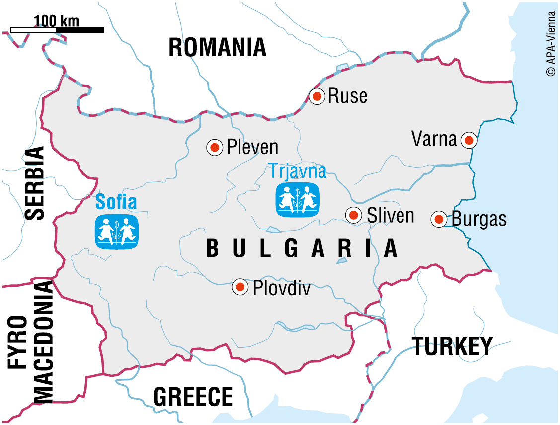 Vi er i Bulgaria