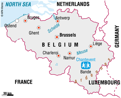 Vi er i Belgium
