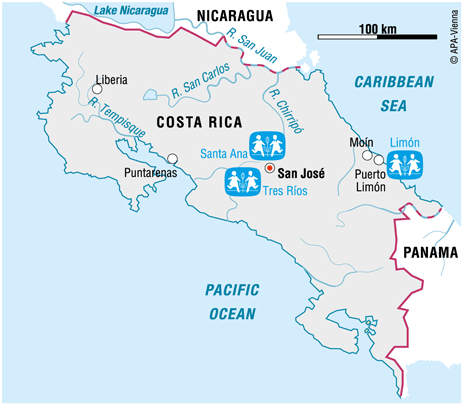 Vi er i Costa Rica