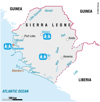 Vi er i Sierra Leone