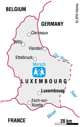 Vi er i Luxembourg