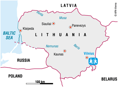 Vi er i Lithuania