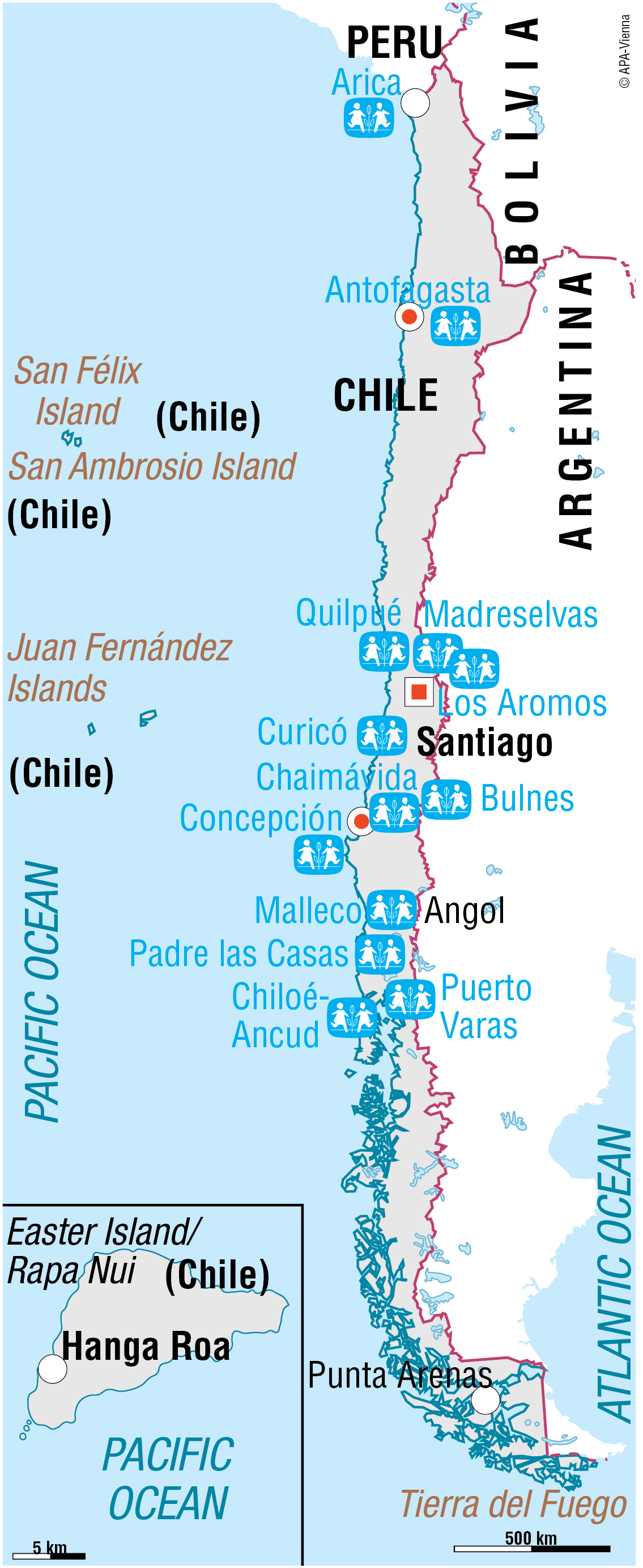 Vi er i Chile