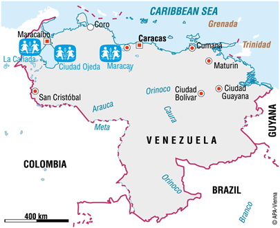 Vi er i Venezuela