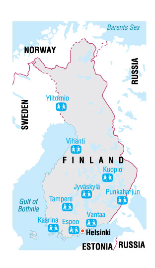 Vi er i Finland