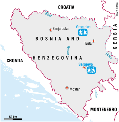 Vi er i Bosnia and Herzegovina