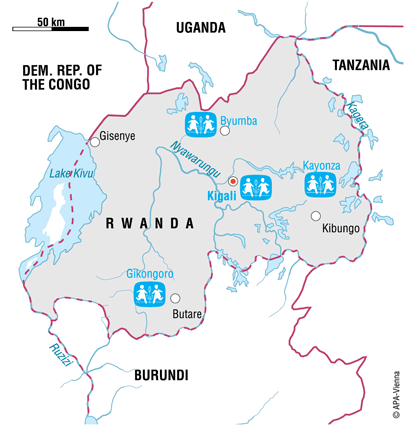 Vi er i Rwanda
