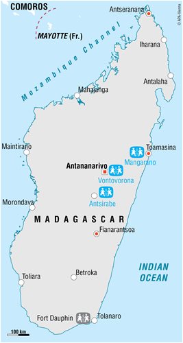 Vi er i Madagascar