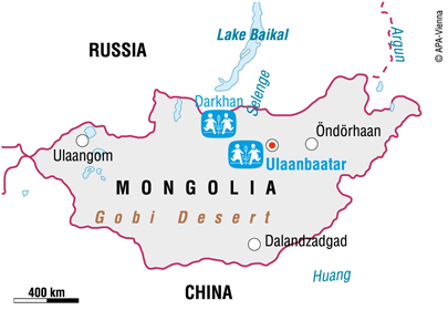Vi er i Mongolia