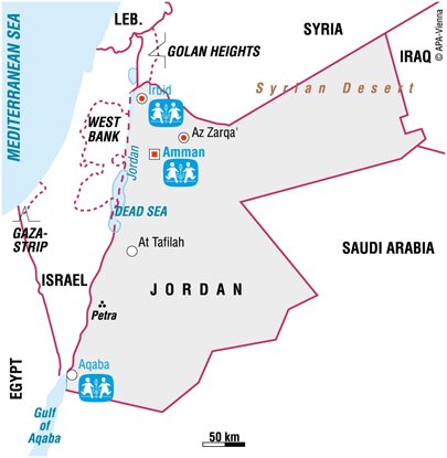 Vi er i Jordan