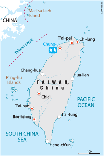 Vi er i Taiwan, China