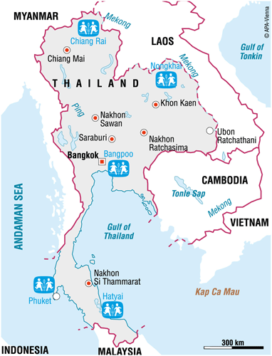 Vi er i Thailand