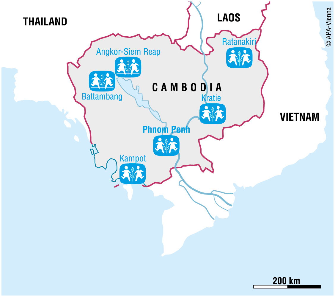 Vi er i Cambodia