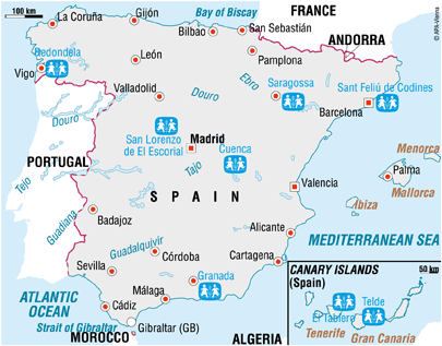 Vi er i Spain