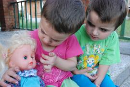 Their favourite doll - photo: Katerina Ilievska