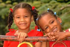 Smiling faces, SOS Children's Village Los Mina - photo: SOS Archives