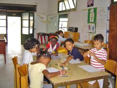 Drawing together - photo: SOS Archives