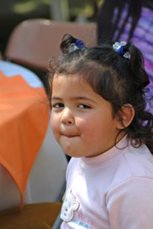 Little girl in Madreselvas (photo: A. Gabriel)