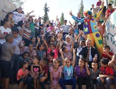 SOS Children's Village Bethlehem celebrates together (photo: SOS archives).