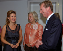 Anne-Sophie Mutter, Barbara François and Grand-Duke Henri of Luxembourg - Photo: Claude Sauber