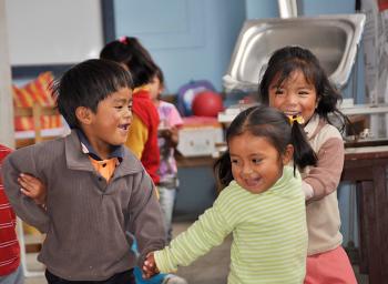 A safe environment where children can be children (photo: F. Espinoza)
