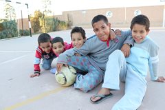 In the care of SOS Children's Villages, children grow up together in a loving home (photo: SOS archives).