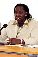 Minister of state Linah Jebii Kilimo at the workshop - Photo: H. Atkins