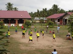 Children from the village playing sports (photo: SOS archives)