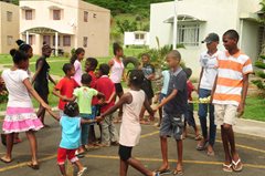 Children playing at SOS Children's Village Bambous (photo: SOS archives)